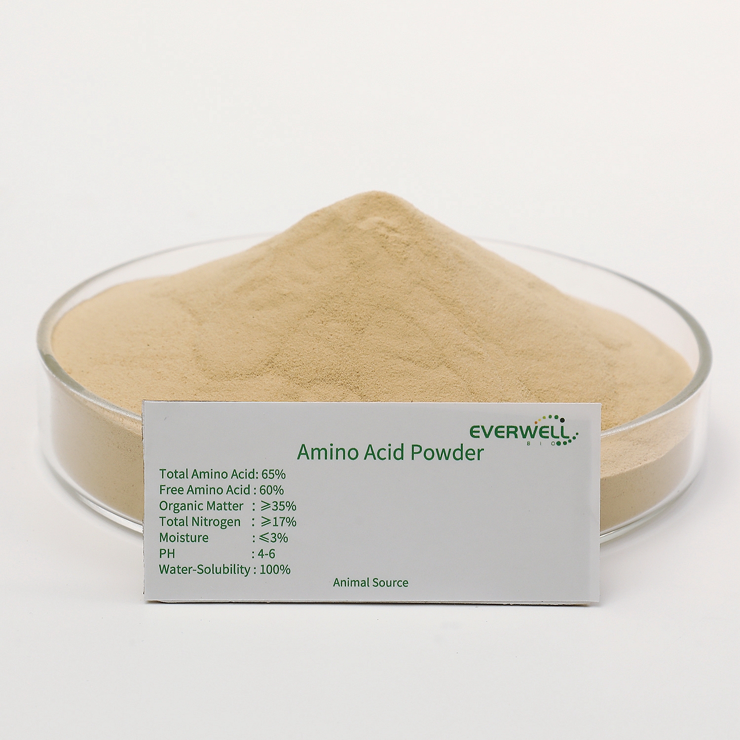 Amino acids 65%